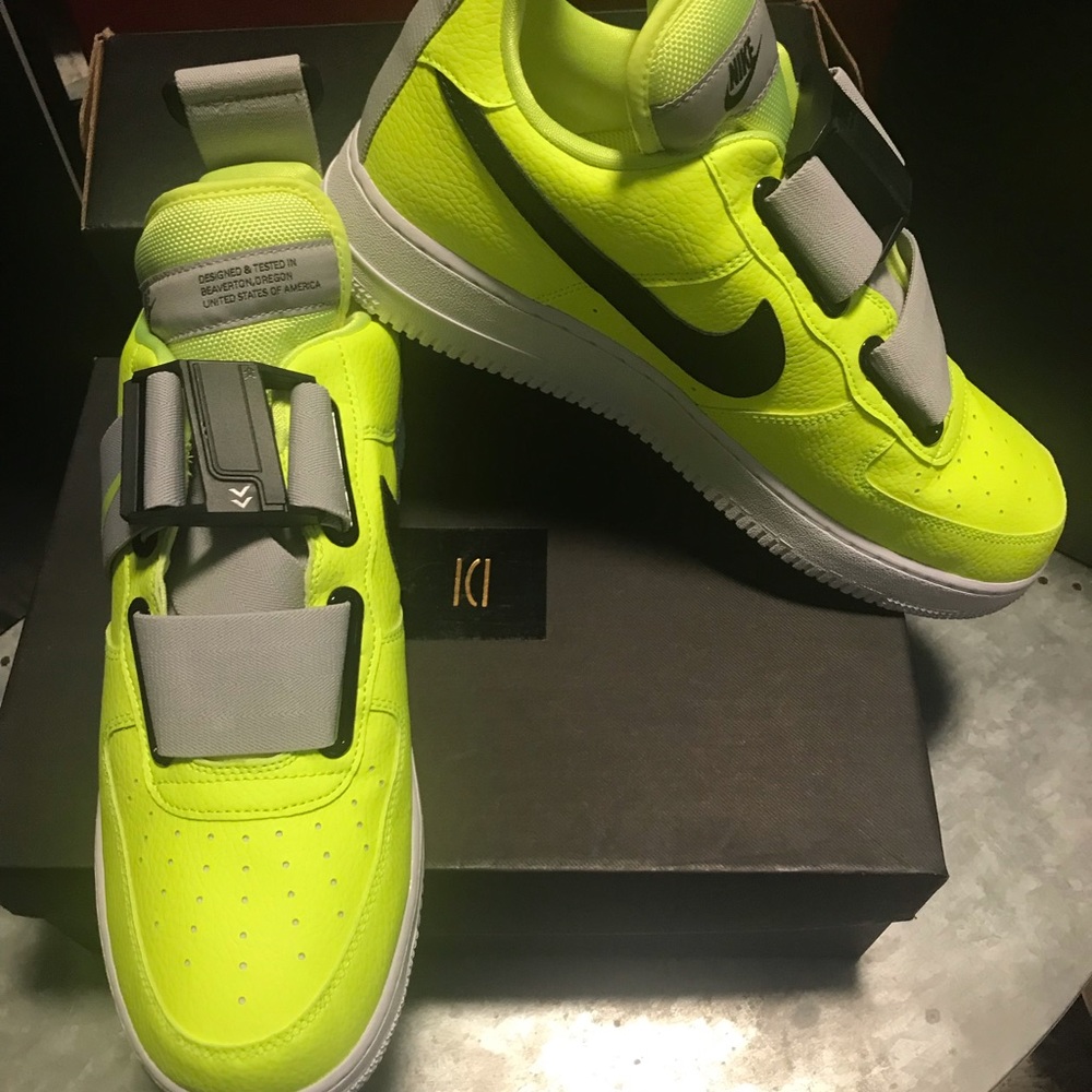 Nike Air Force 1 Utility Volt Odell Beckham’s - Picture 2 of 4